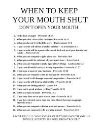 When To Keep Your Mouth Shut Proverbs 31 Wanna Be