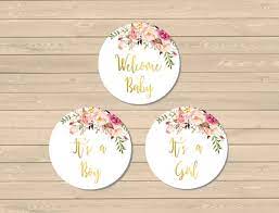 Gold Boho Cupcake Toppers Floral Printable Cupcake Toppers Boho Buffet Decor Gender Neutral Topper Gold Floral Instant Download 025 G Cupcake Toppers Printable Floral Printables Cupcake Toppers