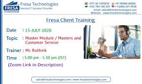 Topic Masters Module Masters And Customer Service Link Https Us04web Zoom Us J 4820462363 Pwd Rxizc1fhsnovqjjfy2fnakz2u Customer Service Solutions Train
