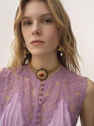 Choker Chloé Magnificent Chloé en coloris Métallisé