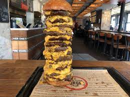 This Burger Has 30 Layers Of Beef And Cheese