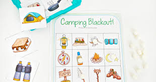 Children are like little sponges when it comes to learning and every trip into the campground can be a learning experience for both your. Camping Preschool Printable Bingo Game Stay At Home Educator
