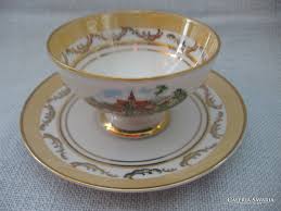 Collector Kurt Willner Klagenfurt richly gilded spectacular memorial mocha  cup