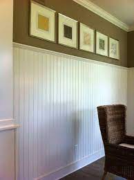 For everyday use in a hallway, a dining room, or as a backsplash, beadboard wallpaper is very durable. 28 How To Install Picture Frame Moulding Wainscoting Wainscoting Bedroom Dining Room Wainscoting Wainscoting Kitchen