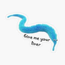 Blue Worm Transparent Sticker By Attic Worms Worms Stupid Memes Mood Pics