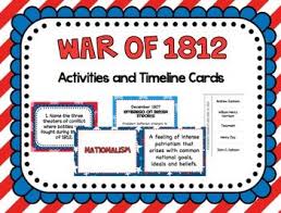 War Of 1812 Activities War Of 1812 Teaching Fun Teaching Social Studies
