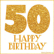 All the wrapping paper in the world wouldn't be enough if i wanted to wrap my love for you as a special gift on your birthday. Gold Gif Gold Happy 50th Birthday Novocom Top