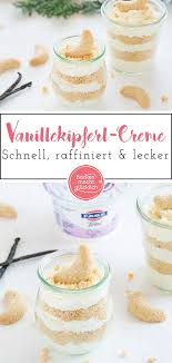 Vanillekipferl Creme Rezept Einfacher Nachtisch Nachtisch Weihnachten Vorbereiten Nachtisch Weihnachten