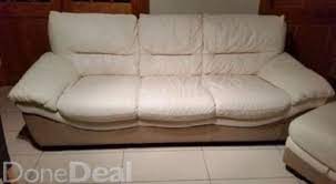 The white sofa set steals the show. White Brown Dfs Sofa Priced Reduced Selling Dfs White And Brown Combination Leather Dfs Sofa Sofa