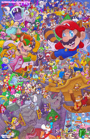 princess peach, mario, rosalina, luigi, princess daisy, and 122 more (mario  and 51 more) drawn by palearaptor | Danbooru