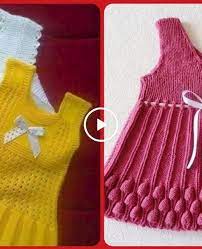 Cute baby frock knitting for one to two years old girls. Beautiful Hand Knitting Baby Frocks Patterns Baby Frock Pattern Baby Knitting Frock Patterns