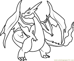 Charizard pokemon coloring pages printable and coloring book to print for free. Mega Charizard Y Pokemon Coloring Page For Kids Free Pokemon Printable Coloring Pages Online For Kids Coloringpages101 Com Coloring Pages For Kids