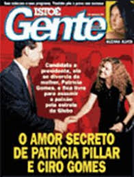 Patrícia pillar fala das supostas agressões e faz desabafo sobre bolsonaro e ciro gomes. Patricia Pillar Ciro Gomes Patricia Pillar And Ciro Gomes Isto E Gente Magazine 09 August 1999 Cover Photo Brazil