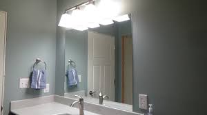 Before remodeling a bathroom and adding a new vanity mirror, you may have to remove a bathroom wall mirror. How To Install A Mirror Using Adhesive Gluing A Vanity Mirror Youtube