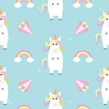 Unicorn Standing Kawaii Head Face Rainbow Diamond Brilliant Royalty Free Cliparts Vectors And Stock Illustration Image 102223953