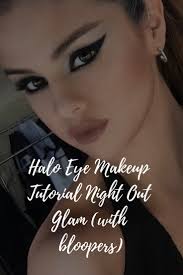 halo eye makeup tutorial night out
