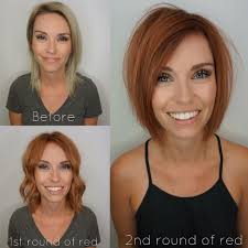 Who said blondes had all the fun? 😏🔥😍 absolute Red hot perfection by  @emilyandersonstyling! She used @kenraprofessional