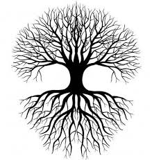 Simple Tree Roots Coloring Coloring Pages Tree Of Life Tattoo Silhouette Art Tree Silhouette