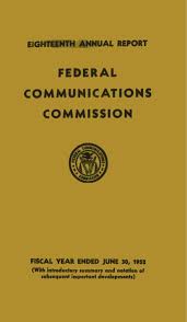 Federal Communications Commission Eighteenth Annual Report