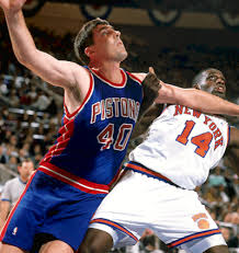 That's why he is my idol. Bill Laimbeer Bad Boys Center Pistons Vintage Detroit Collection Blog