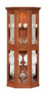 Or place one in a teenagers room to corral their mementos. Small Mission Corner Curio Cabinet From Dutchcrafters Amish Furniture