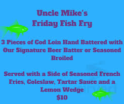 Easy, excellent fish tacos with the best fish taco sauce; Uncle Mike S M Pour E Yum Menu In Hudson Wisconsin Usa