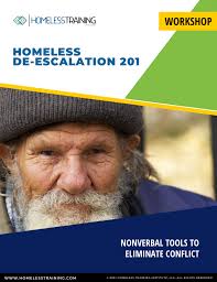Homeless Training De-Escalation Courses