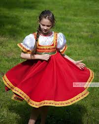 Russia Dress Girl Historical Costume Traditional Clothing Russian National Dress Russian Clothing Kids Sarafan Russian National Dress Tutu
