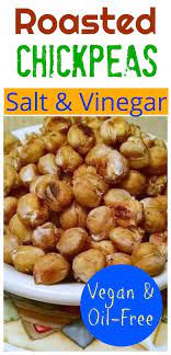 Chickpeas Roasted Snack Salt Vinegar Eatplant Based Chickpea Snacks Vegan Recipes Healthy Roasted Chickpeas Snack