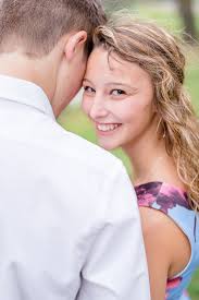 Blush and Blue Holcomb Gardens Couples Session