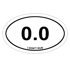 Details About 0 0 I Dont Run Vinyl Decal Bumper Sticker Label Funny Marathon Oval 13 1 26 2 Haha Funny Funny I Love To Laugh