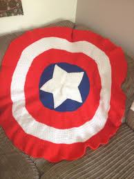 Captain america blanket, captain america, kids bedding, avengers, superhero. Captain America Blanket Yarn Stash Knit Crochet Crochet