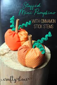 Pumpkin stems are prickly and rough on the digestive system, potentially causing a gastrointestinal problem. Stuffed Mini Pumpkins With Cinnamon Stick Stems Crafty Staci Cinnamon Stick Craft Mini Pumpkins Pumpkin Crafts