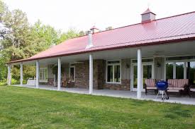 Perhaps, you are bored with the intense area, you this cabin is also perfect and it has wooden material with hardwood design. Metal Building Home W Awesome Wrap Around Porch Hq Plans 8 Pictures Metal Building Homes