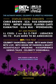 Staples Center Concert Line Ups Announced For Bet Experience