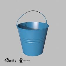 Bucket Low Poly Low Poly 3d Models Low Poly Low Poly 3d