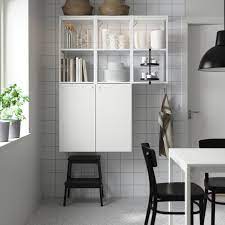 Ikea besta cabinet for a transitional kitchen with a kitchen faucet and heather b by curtis lumber ballston spa. Enhet Wall Storage Combination White Ikea