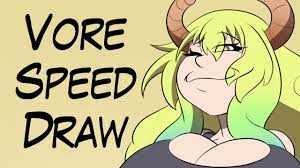 Lucoa's Big Dinner (Vore Speed Draw) - YouTube