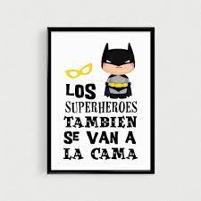 Etsy Posters De Citas De Superheroes En Castellano Para Ninos Frases Positivas Vintage