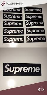 Just browse through our collection of more than 60 hight resolution wallpapers and download them for free for your desktop or phone. Black Supreme Sticker Supreme Sticker Black Stickers