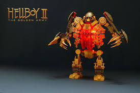 Bionicle 2 Legends Of Metru Nui Characters Hellboy Ii The Golden Army Robot In 2020 Golden Army Lego Lego Hero Factory
