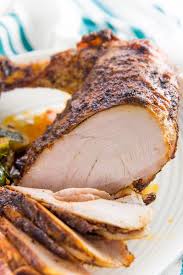 Place a wire rack in the tin and place the rolled turkey breast on top. Oven Roasted Turkey Breast The Flavor Bender