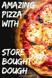 This Margherita Pizza Recipe Is Real Quick With The Help Of Store Bought Pizza Dough A Great Pi Pizza Recipes Easy Pizza Recipes Homemade Pizza Recipes Dough
