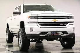2016 chevrolet silverado 1500 z71 4wd ltz crew cab. Lifted White Silverado 1500 Crew 4x4 W Dvd 2016 Chevy Sunroof Gps For Sale In Clinton Mo Classiccarsbay Com