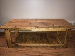 With the machine it took 20 minutes to fix so the table would be ready to paint. Diy Rustic Wood Pallet Coffee Table Pallet Furniture Plans