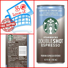 Starbucks Doubleshot Espresso Cream Light 6 5 Ounce 12 Pack Rich And Bold New Starbucks Espresso Love Starbucks Espresso Drinks