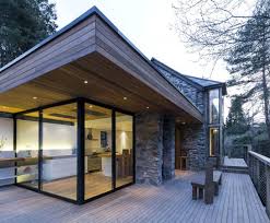 Exterior Ideas Home Exterior Decking Ideas Modern Rustic Style Home Exterior Design Come With Wooden Deck Outdoor Exterior Design House Exterior Architecture