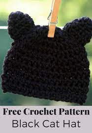 Kitty Cat Hat Crochet Pattern Crochet Hats Crochet Cat Hat Crochet Baby Hats