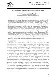 Analisis kompetensi, materi, pembelajaran, dan penilaian. Pdf The Phenomenon Of Boarding School And Its Mathematics Learning