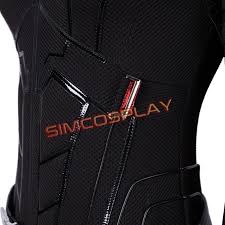 Jumpsuits & rompers, shoe covers, gloves, belt, wristband. Black Widow Costumes Endgame Natasha Romanoff Suit Top Level